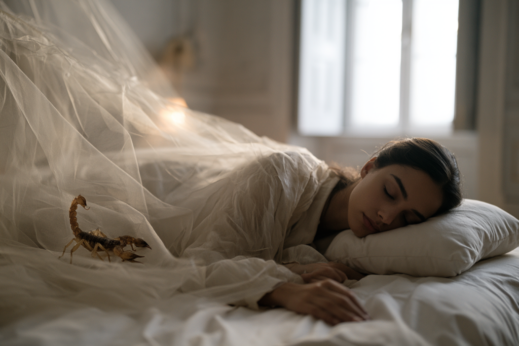Sonhar com escorpião: significados, alertas simbólicos e o que observar nesse sonho